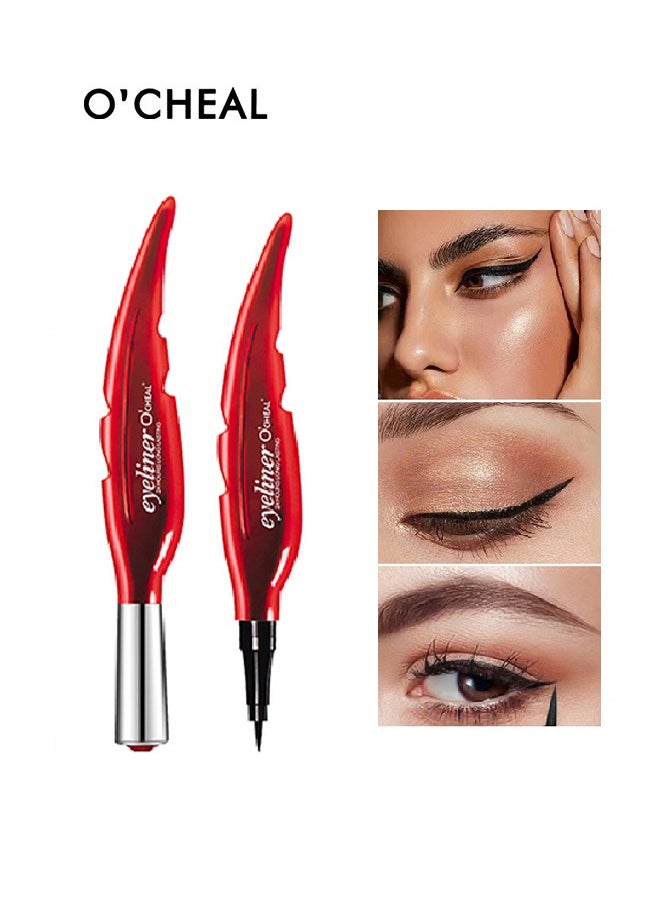 OCHEAL Eyeliner 24hours Long Lasting, Waterproof and Smudge Resistant Liner, Quick Drying,Up to 24 Hours Eye Makeup Wear, Precise Ultra Fine,Black  - Image 1