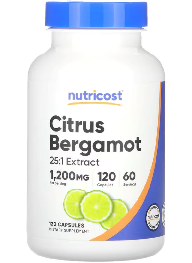 نوتريكوست‏, برتقال البرجموت الحمضي ، 120 كبسولة - Image 1