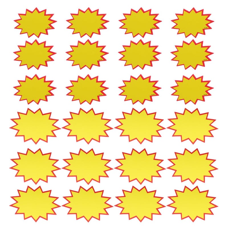 علامات الأسعار الفارغة 200 قطعة 5x7 سم 8x11 سم بطاقات عرض متجر السوبر ماركت بالتجزئة - Image 2