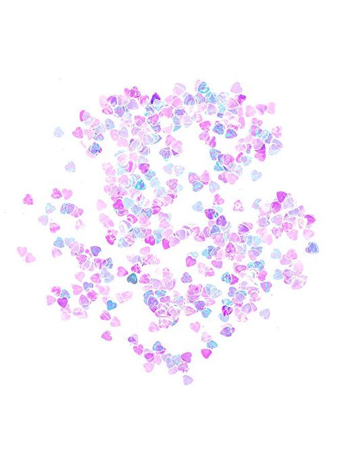Amscan Iridescent Metallic Hearts Confetti | 1 Pack | Party Decor - Image 2