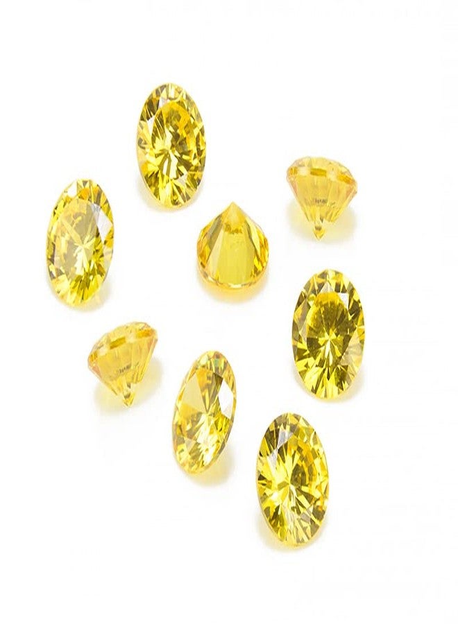 GEMS RIVER 12.00 Carat Gemstone Certified Natural Shining Beautiful Yellow Zircon Stone (B93) - Image 2