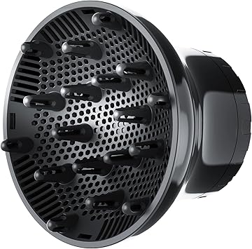 Aiseely Universal Hair Diffuser AISEELY Hair Dryer Diffuser Attachment for Curly and Wavy Hair Adjustable Professional Hairdryer Diffuser Suitable for 157 to 27 inches Hair Dryer  - Image 1