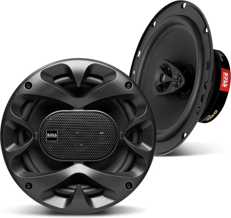 BOSS Audio Systems CH6530B Chaos Series 6.5 Inch Car Stereo Door Speakers - 300 Watts Max, 3 Way, Full Range Audio, Tweeters, Coaxial, Sold in Pairs - Image 1