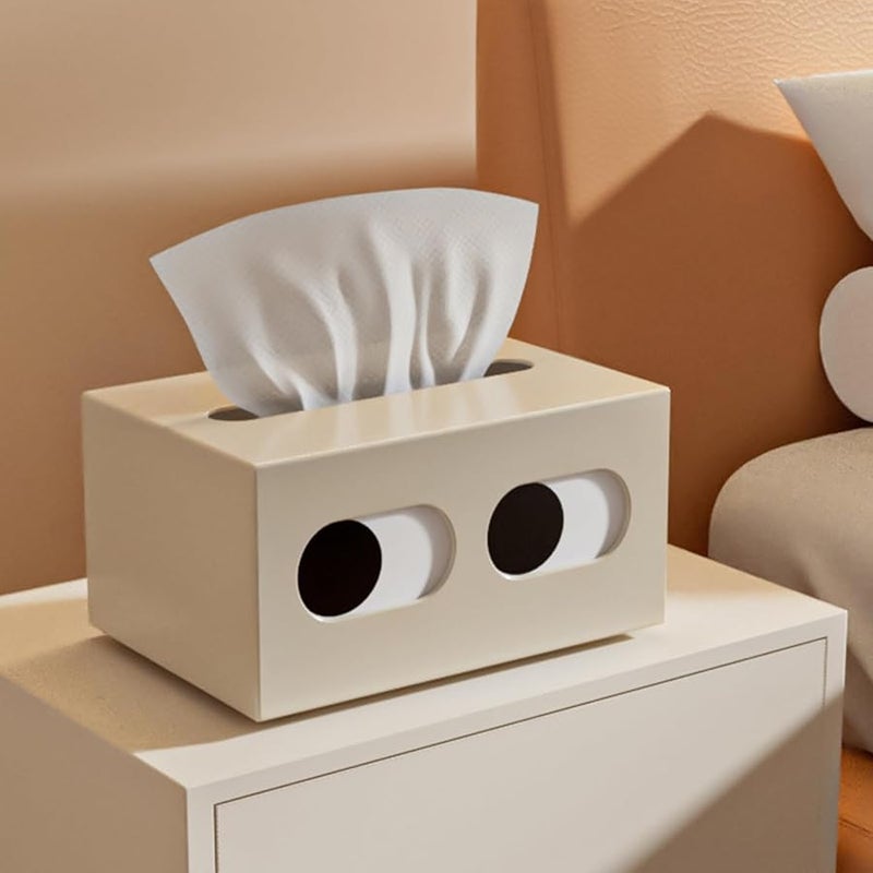 صندوق تخزين مناديل السيارات الأحمر لتزيين مكتب المنزل أو المكتب - Image 3