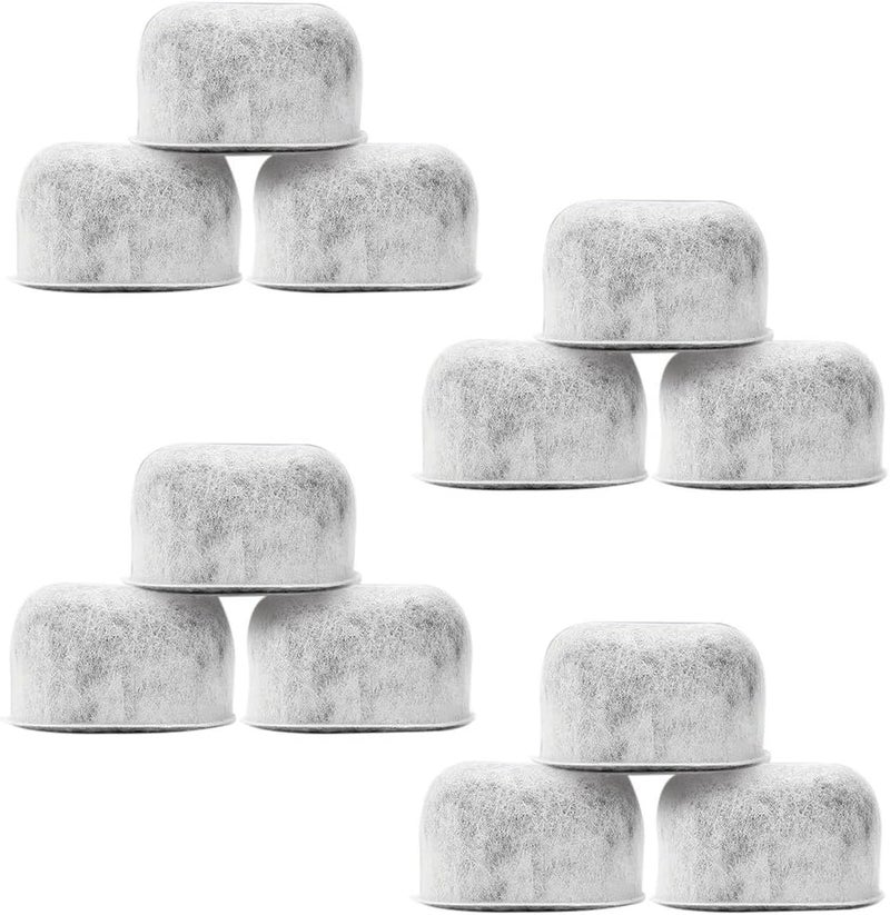 BRENSTEN Pack of 12 Replacement Charcoal Water Filters for Keurig Brewers  Keurig Compatible Water Filter Cartridges Universal Fit NOT CUISINART for Keurig 20  10 Coffee Makers