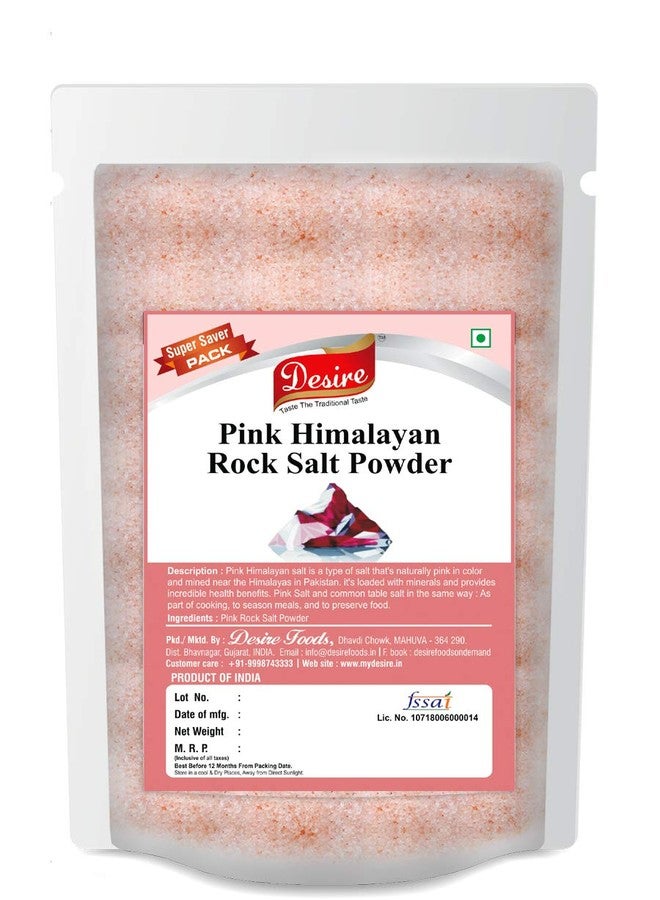 Desire Pink Himalayan Rock Salt Powder 500 Gram - Image 1