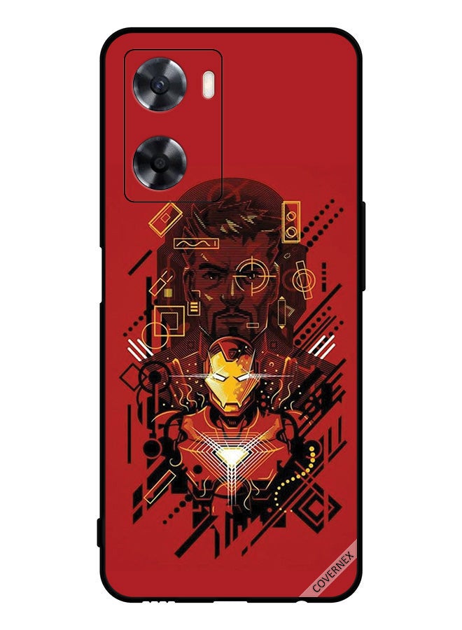Covernex Protective Case Cover For Oppo A77 4G Iron Man Art - Image 1