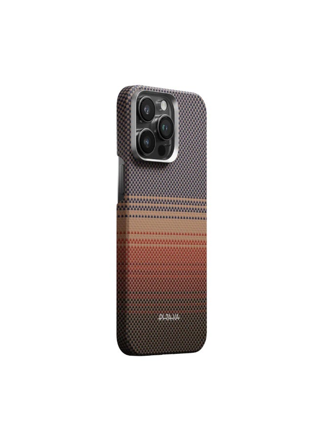 PITAKA iPhone 15 Pro Ultra-Slim Case Moment · Sunset