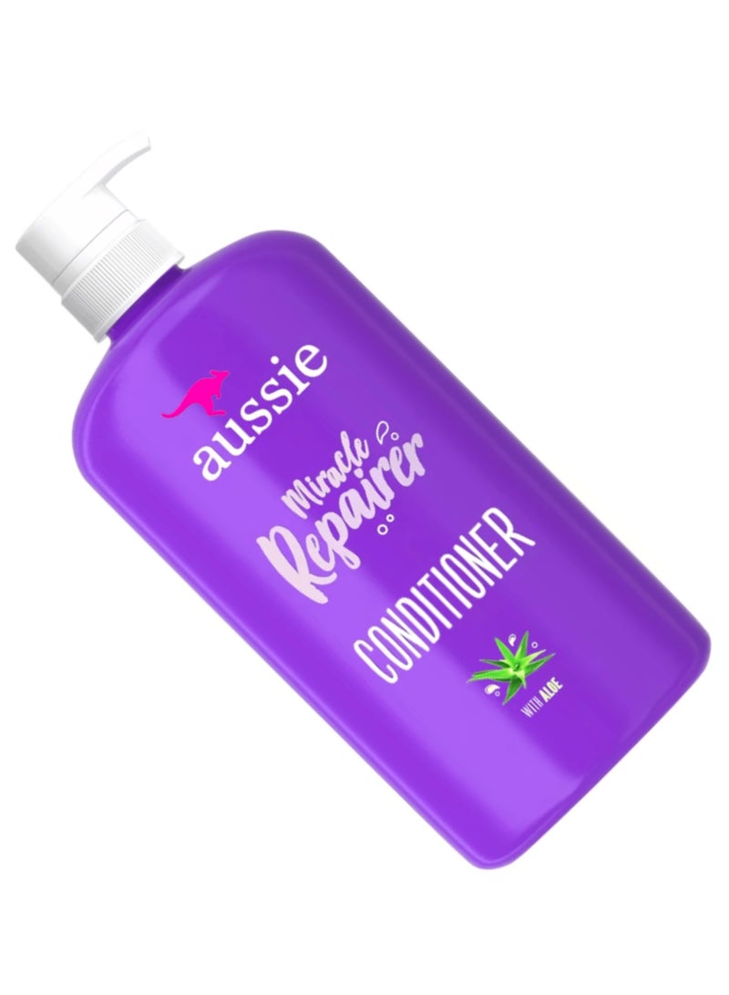 AUSSIE  MIRACLE REPAIRER CONNDITIIONER WIHT ALOE  (PARABEN FREE.SANS PARABENES )900ML - Image 2