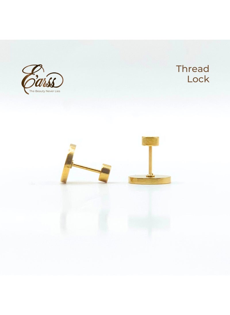 Earss Lollipop Stud Earrings For Kids, Gold Plated  - Image 4