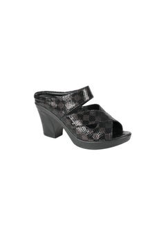 Michelle Morgan 092-2869 Michelle Morgan Ladies Block Heel Sandals 19017-60 Black  - Image 2