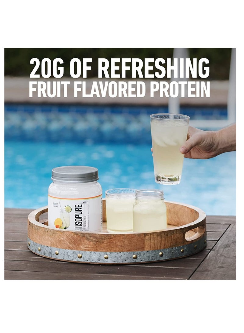 Isopure Infusions بروتين معزول بنكهة الأناناس والبرتقال والموز 16 وجبة - Image 4