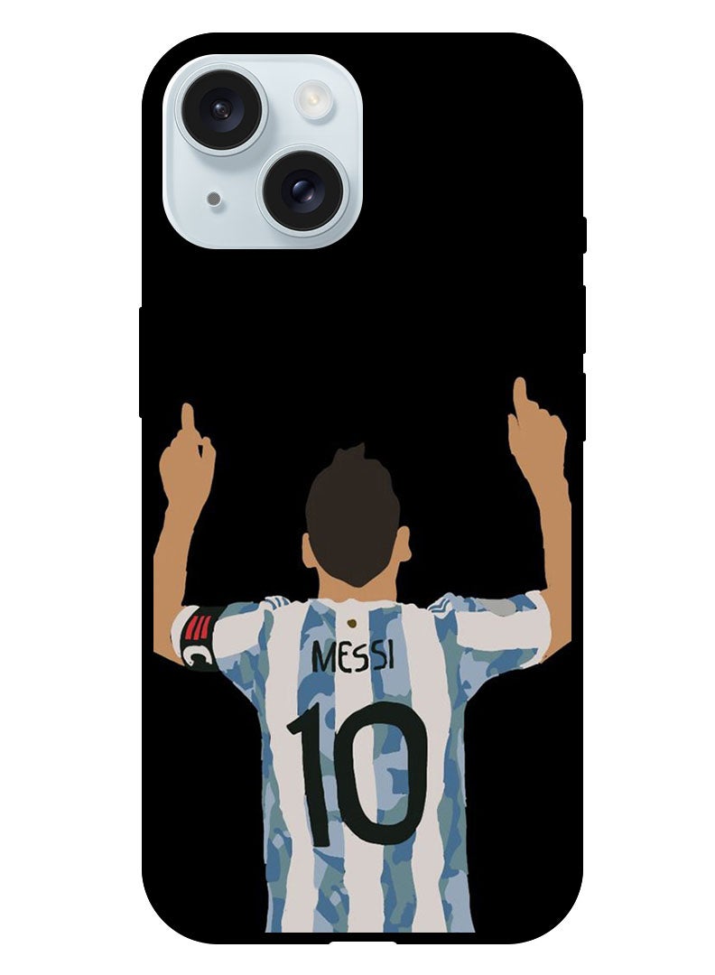 Theodor Protective Case Anti Scratch Shock Proof Bumper Cover For iPhone 15 Plus Messi (3) - Image 1