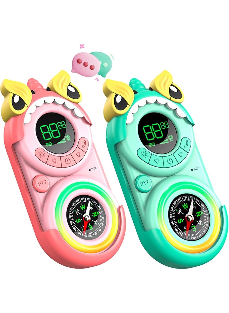 BlueFire Walky Talkiy for Kids - 2 Pack Rechargeable Long Range Walky Talky with 24-Hour Battery Life, Built-in Compass & Clear Sound - Perfect Outdoor Toys & Gifts for Boys & Girls Ages 3-12 (Birthday, Christmas, Camping) - Image 5