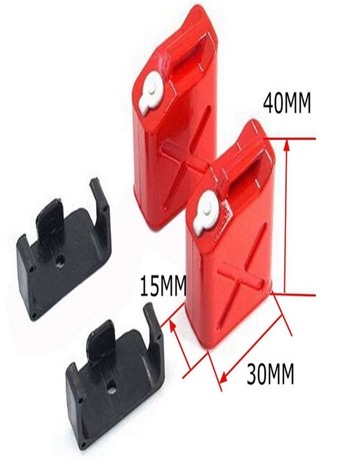 LAFEINA 2 PCS 1/10 Scale RC Crawler Accessory Mini Fuel Tank for 1:10 RC Rock Crawler Truck D90 SCX10 TRX4 - Image 2