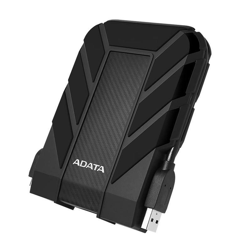 ADATA HD710 Pro - 4 TB External Hard Drive - Shockproof, Waterproof & Dustproof - Durable Storage - For Gamers, Students & Professionals - Mac, PC & Linux Compatible - Black - AHD710P-1TU31-CBK - Image 1