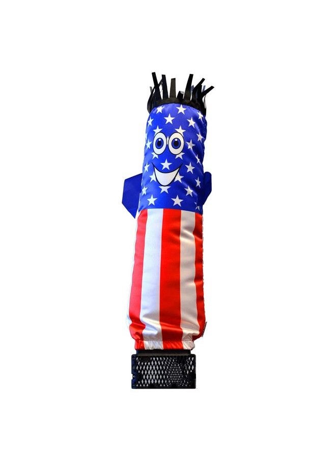 LookOurWay - Mini Air Dancers Inflatable Tube Man Set Desktop Size American Flag - Image 1
