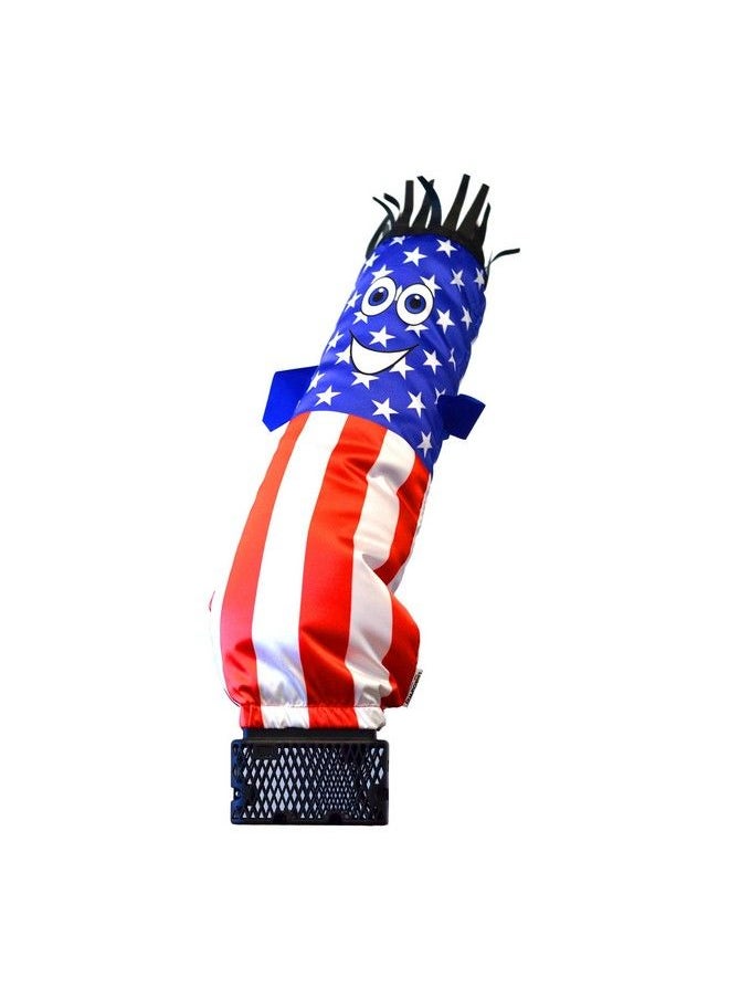 LookOurWay - Mini Air Dancers Inflatable Tube Man Set Desktop Size American Flag - Image 1