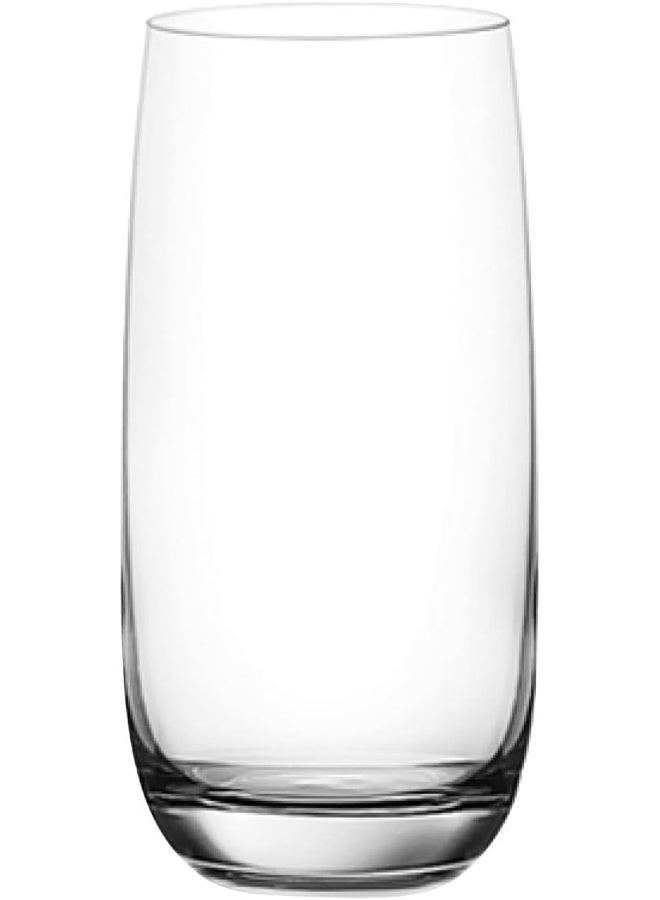Ocean Ocean Iris Hi Ball Glass, Set Of 6, 370 Ml, Highball Glass, Tall Glass, Beverage Glass, Long Drink Glass, Water Glass, Juice Glass  - Image 1