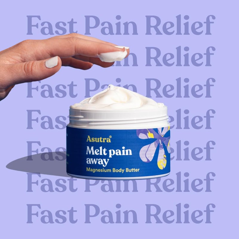ASUTRA Melt Pain Away Topical Magnesium Cream for Pain Relief with Soothing Capsaicin for Leg Cramps & Muscle Soreness - Image 5