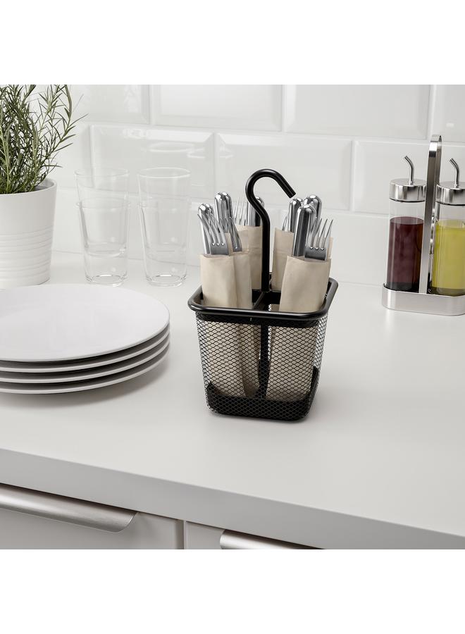 زبون حامل أدوات المائدة، أنثراسايت، 12×12 سم - Image 2