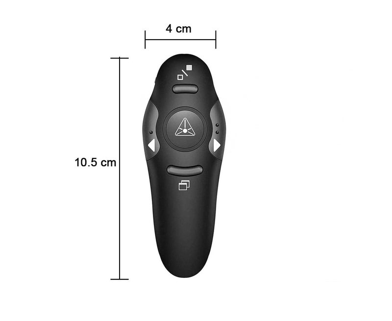 أجهزة التحكم عن بعد اللاسلكية لعرض الشرائح، جهاز تحكم عن بعد USB لعرض الشرائح، مفاتيح النقر لعرض PowerPoint لـ Keynote/Ppt/Mac/Pc - Image 2