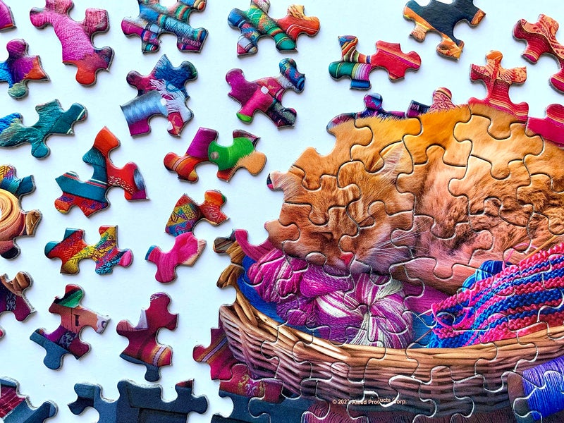 Springbok Weaver's Cottage 1000 Piece Jigsaw Puzzle for Adults Features a Colorful Cottage with a weaver's Loom and Colorful Yarns - Made in The USA with Interlocking Pieces That snap in Place - Image 5