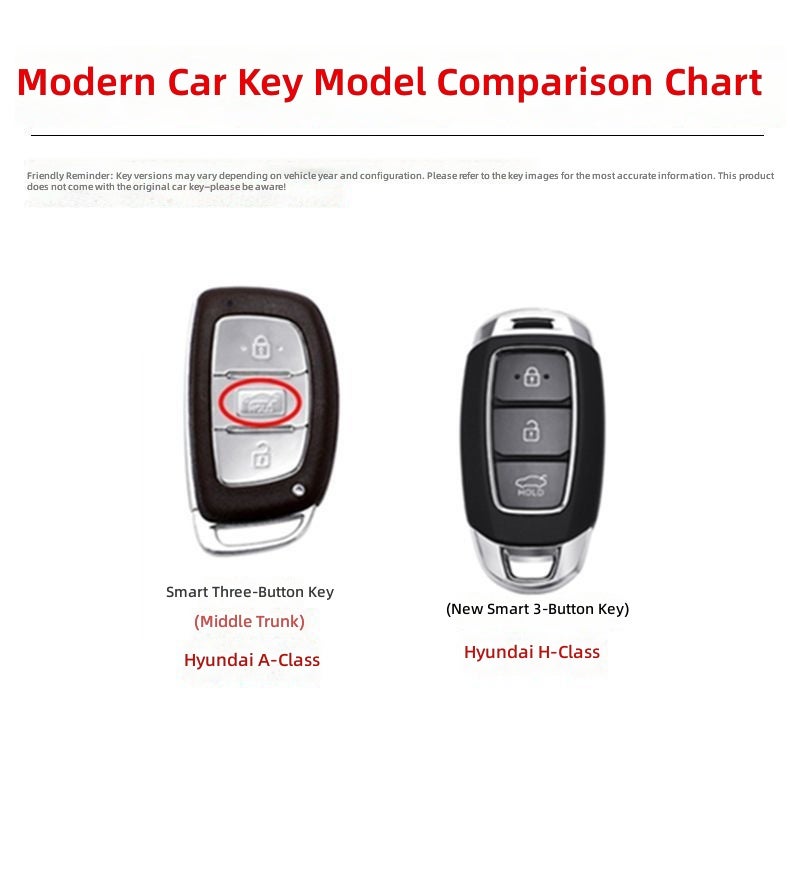 Beijing Hyundai ix35 Key Cover for Elantra, Ioniq, and Other Models - Image 2