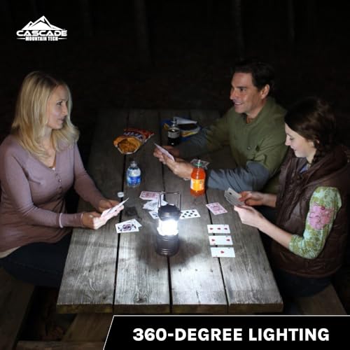 Cascade Mountain Tech 100 Lumen Pop-Up LED Lantern with IPX4 Water Resistance - 2 Pack - Image 4