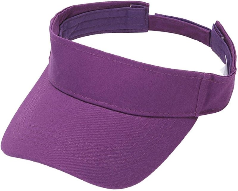 klarako2x 100% Cotton Headband Sun Visor Hat Golf Tennis Sun Protection Sports Cap - Image 3