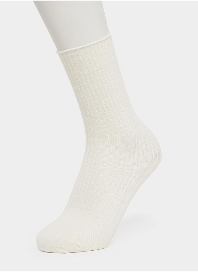 Set of 2 - Ribbed Socks