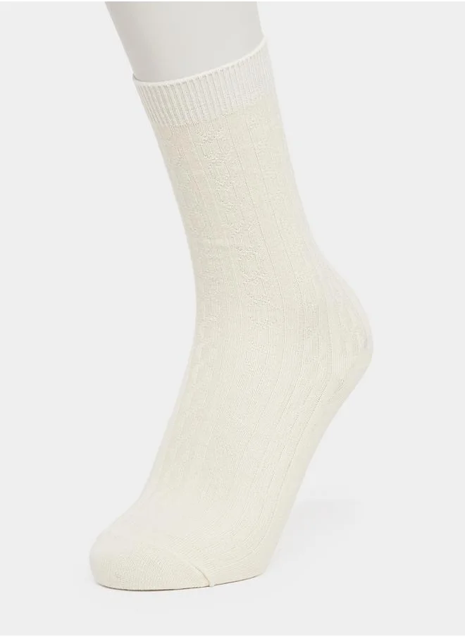 Styli Set of 2 - Ribbed Socks