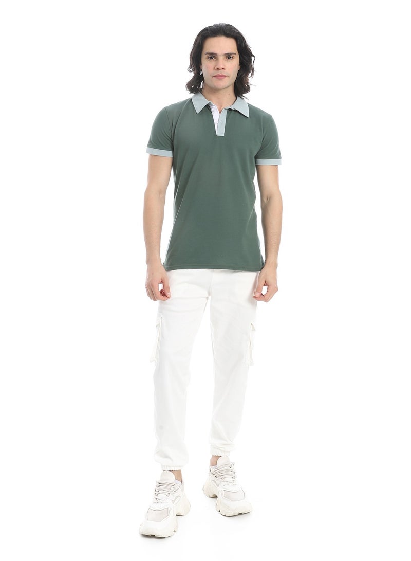 Caesar Men's gabardine baggy pants - Image 4