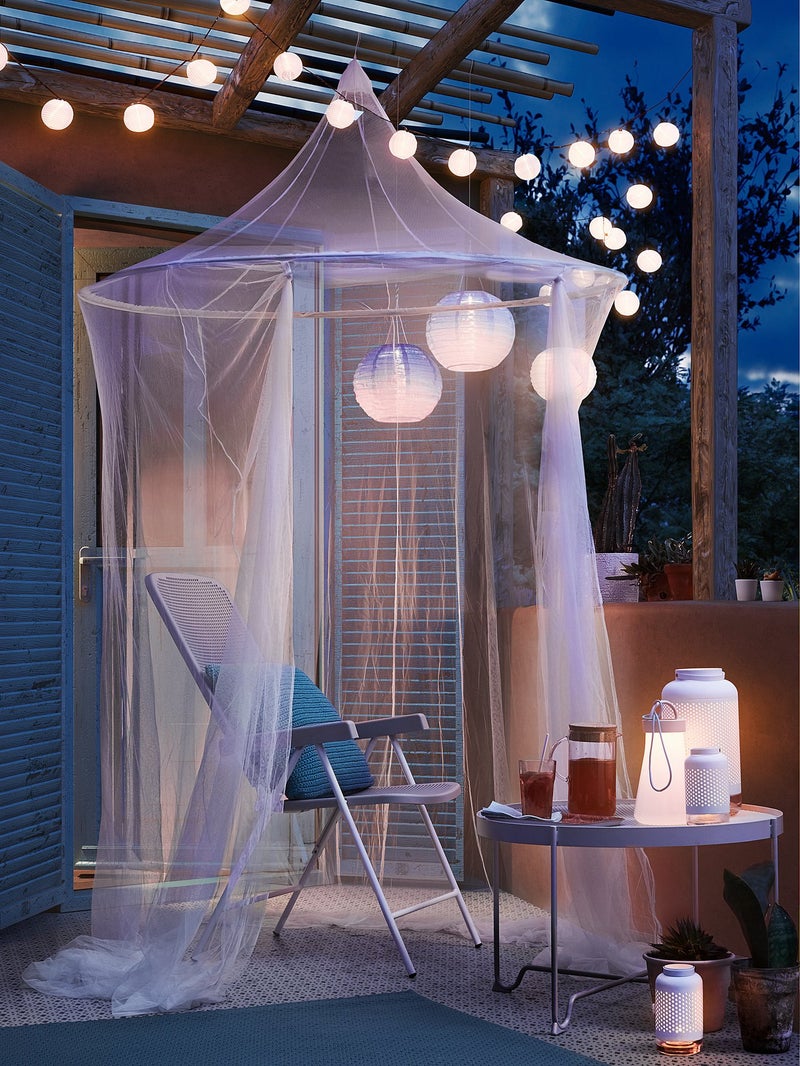 Baitique Hanging Canopy Net, White, 150 cm - Image 4