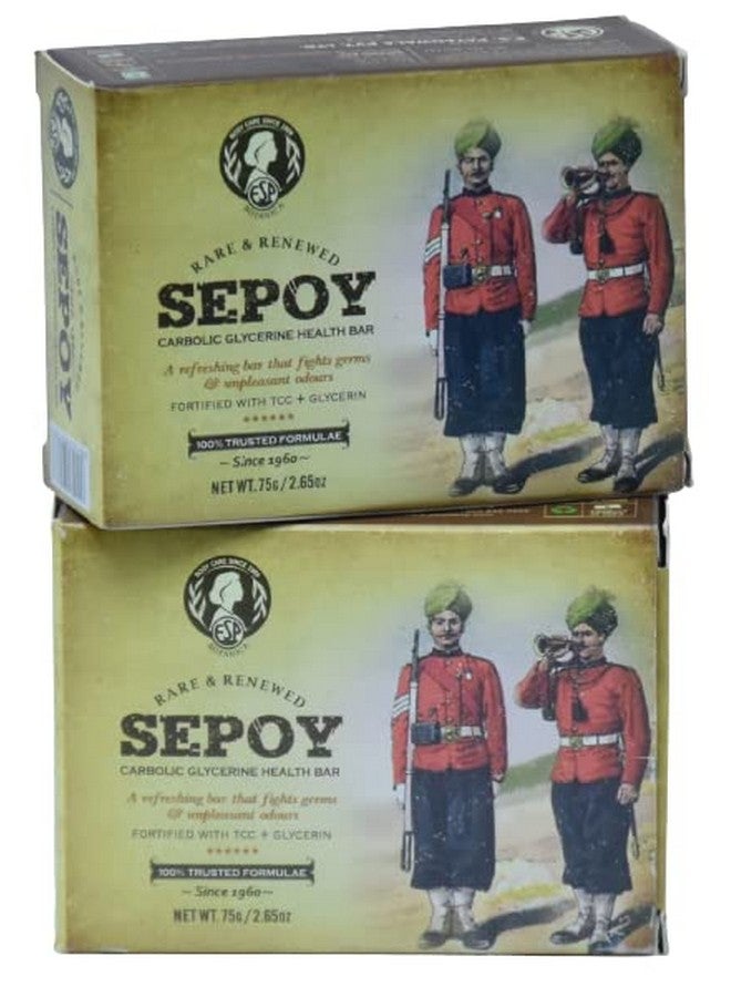URJUWANI Sepoy Carbolic Glycerine Health Bar Pack of 2 - Image 2