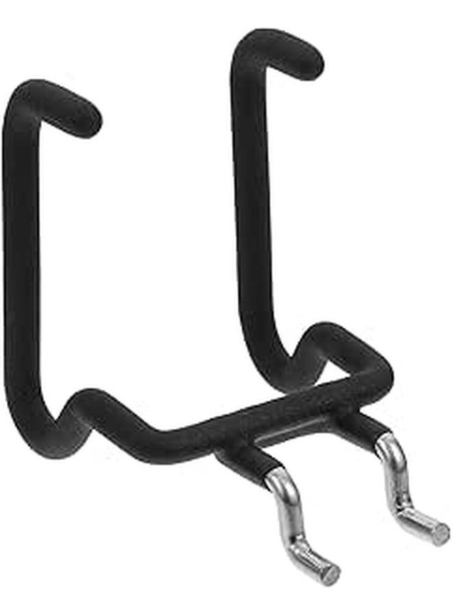 Black Metal Pegboard Hook 2.5 Inch Spacing Heavy Duty Tool Organizer Wall Mount - Image 1