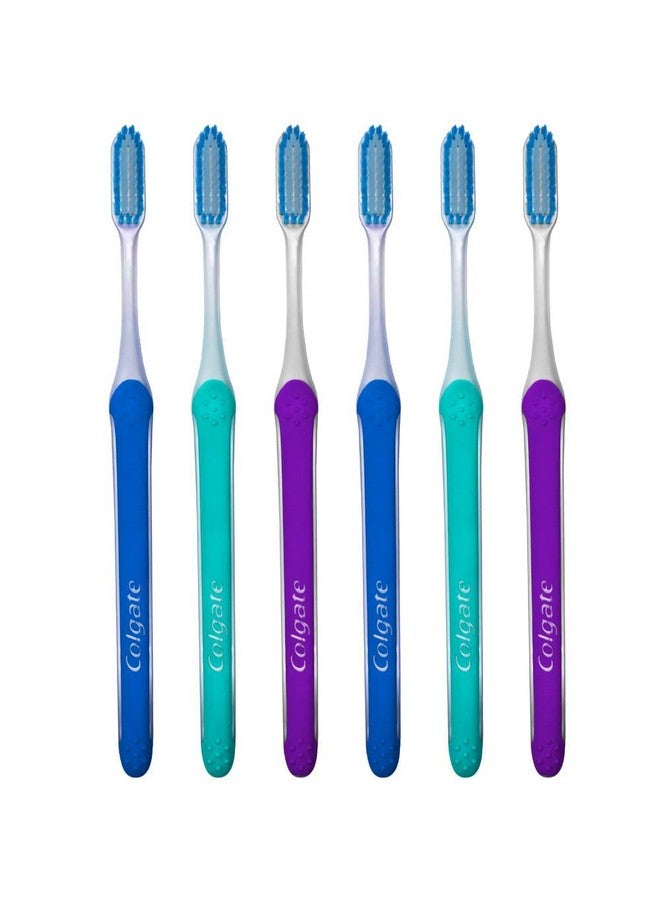 كولجيت فرشاة أسنان كولجيت سليم سوفت، عبوة من 6 قطع - Image 2