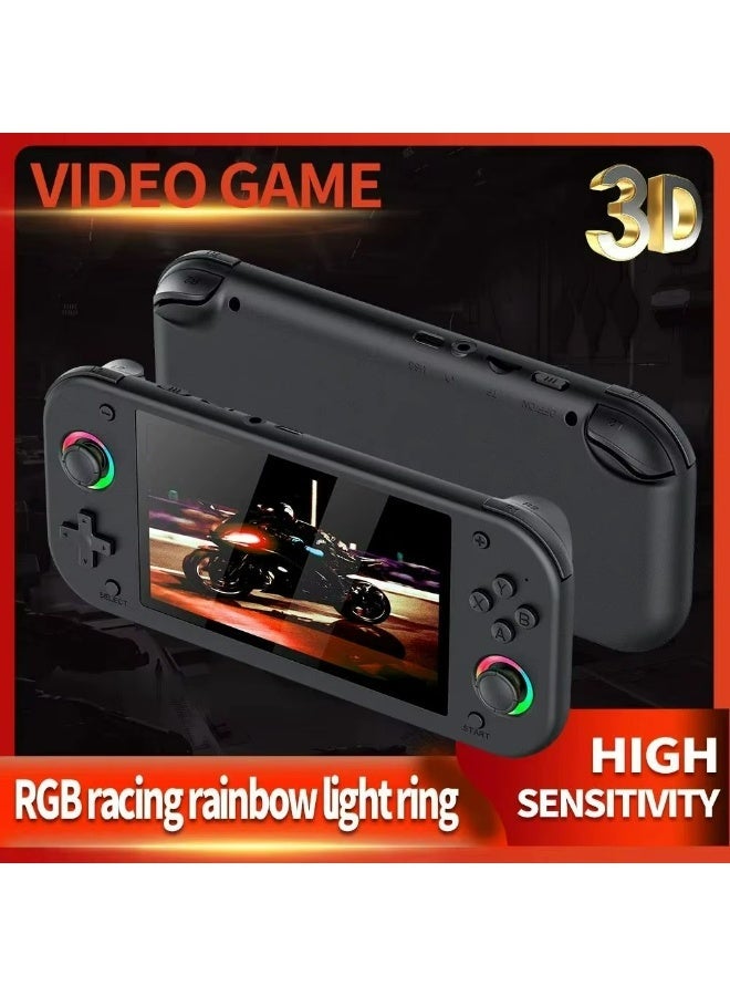 M26 Handheld Video Game Console 5.1 Inch HD Display Portable Retro Gaming Device Rockchip RK3568 Linux OS 128GB Storage 30+ Emulator Support PSP PS1 N64 NDS MAME GBA NEOGEO RGB 3D Joystick 3000mAh Battery PSP Style Console - Image 2