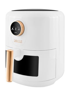 ZOLELE Zolele ZA004 Smart Electric Non Stick Air Fryer, 4.5L Capacity, Transparent Oven, 6 Cooking Modes, Knob Control, 1400W Power, Low Oil Consumption, Fast and Even Heating, White  - Image 1