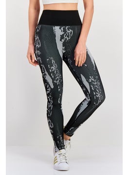 Women Sportswear Fit Seamless High Waist  Training Leggings, Black