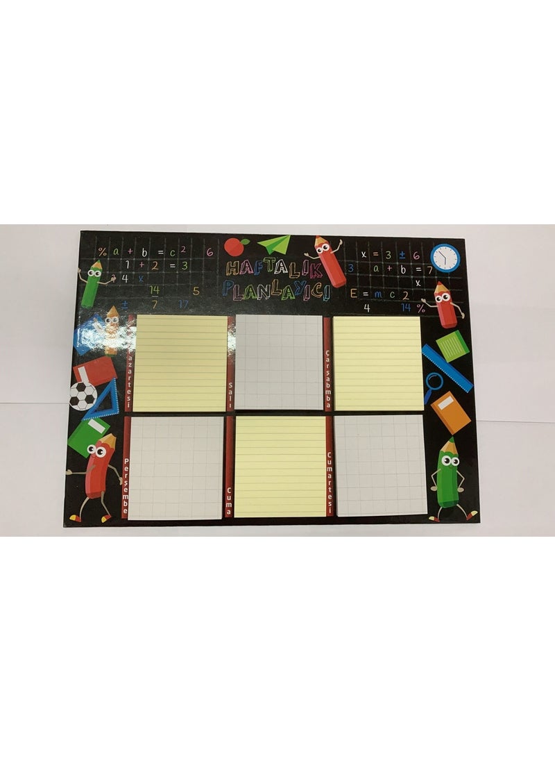 Paste Notes Notyaz Success Weekly Planner Set BH-3464 