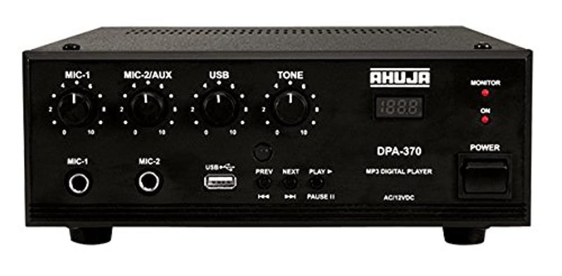 AHUJA DPA-370 30 Watts PA Amplifier with Built-in Player - Image 2