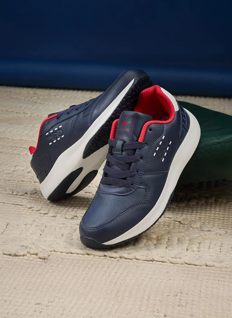 كامبس Men Credit Navy Motion Massage Lace-Up Sneakers-Navy