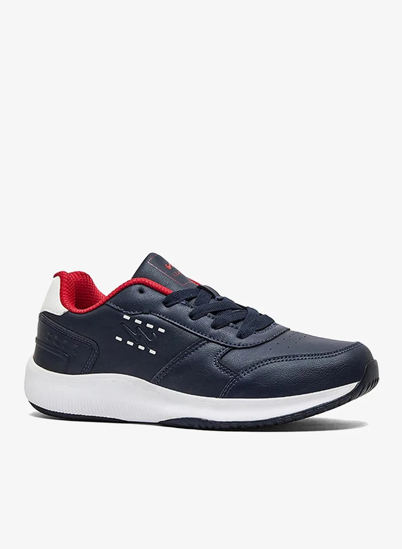 كامبس Men Credit Navy Motion Massage Lace-Up Sneakers-Navy