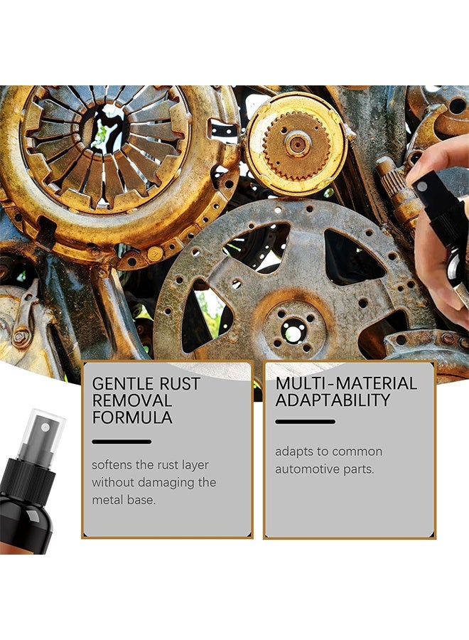 رايهونغ بخاخ مزيل الصدأ، بخاخ مزيل الصدأ، مزيلات الصدأ للمعادن، تخلص من الصدأ نهائيًا لأسطح متعددة مثل المعادن والأدوات والسيارات والسلاسل 30 مل - Image 2