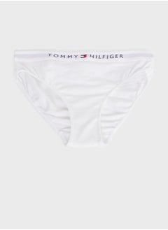 TOMMY HILFIGER Teen 2 Pack Logo Band Bikini Brief  - Image 2