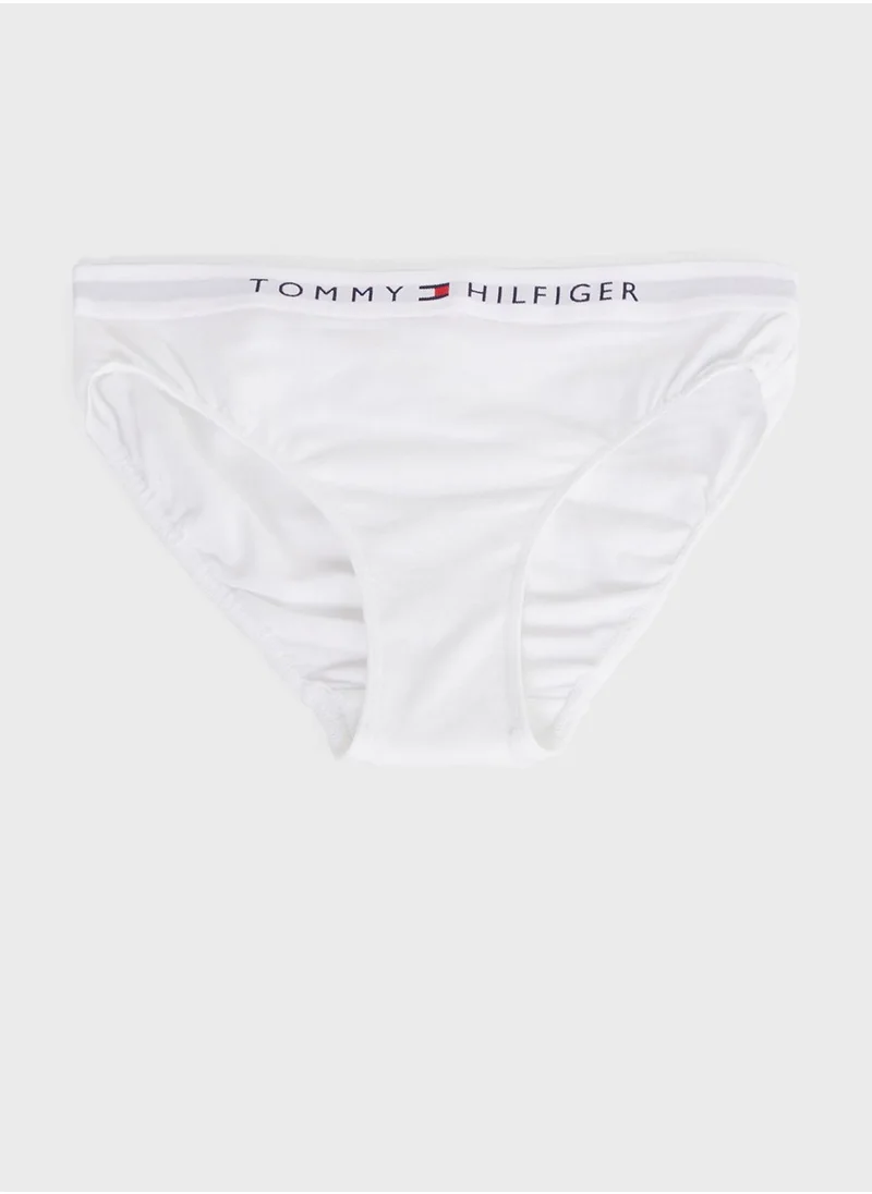 TOMMY HILFIGER Teen 2 Pack Logo Band Bikini Brief