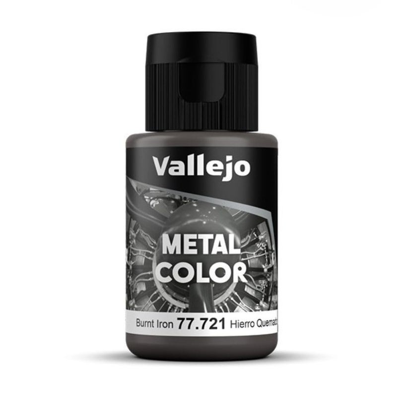 Vallejo - Metal Color | Burnt Iron 32 ml (1.08 fl.oz.) | Faithfully Reproduce Different Metallic Finishes - Image 3