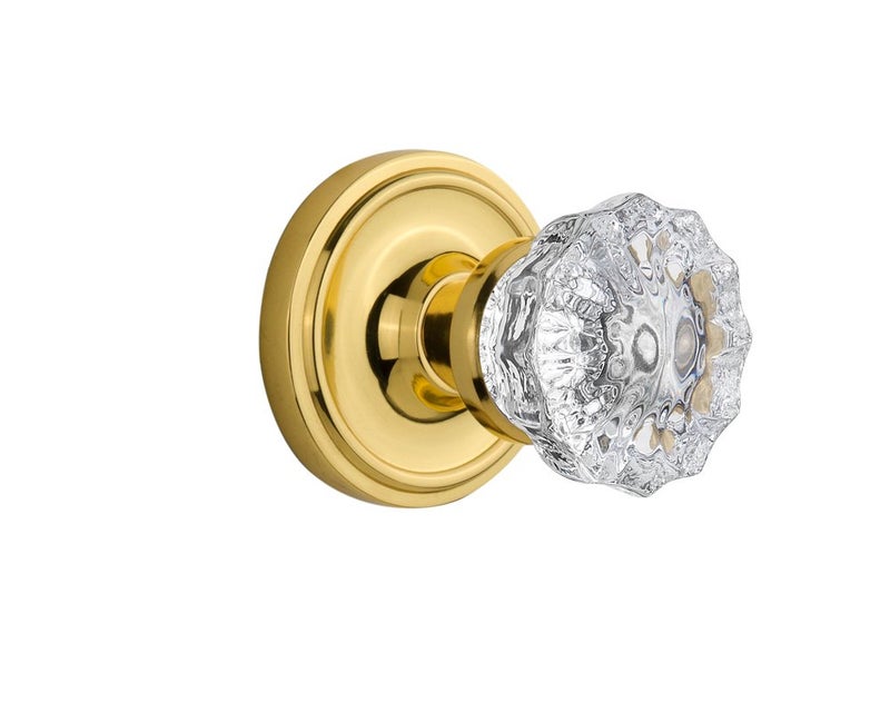 Nostalgic Warehouse Classic Rosette with Crystal Door Knob - Image 3