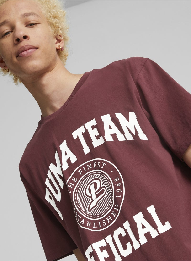 PUMA Team Graphic Mens Shortsleeve T-shirt  - Image 5
